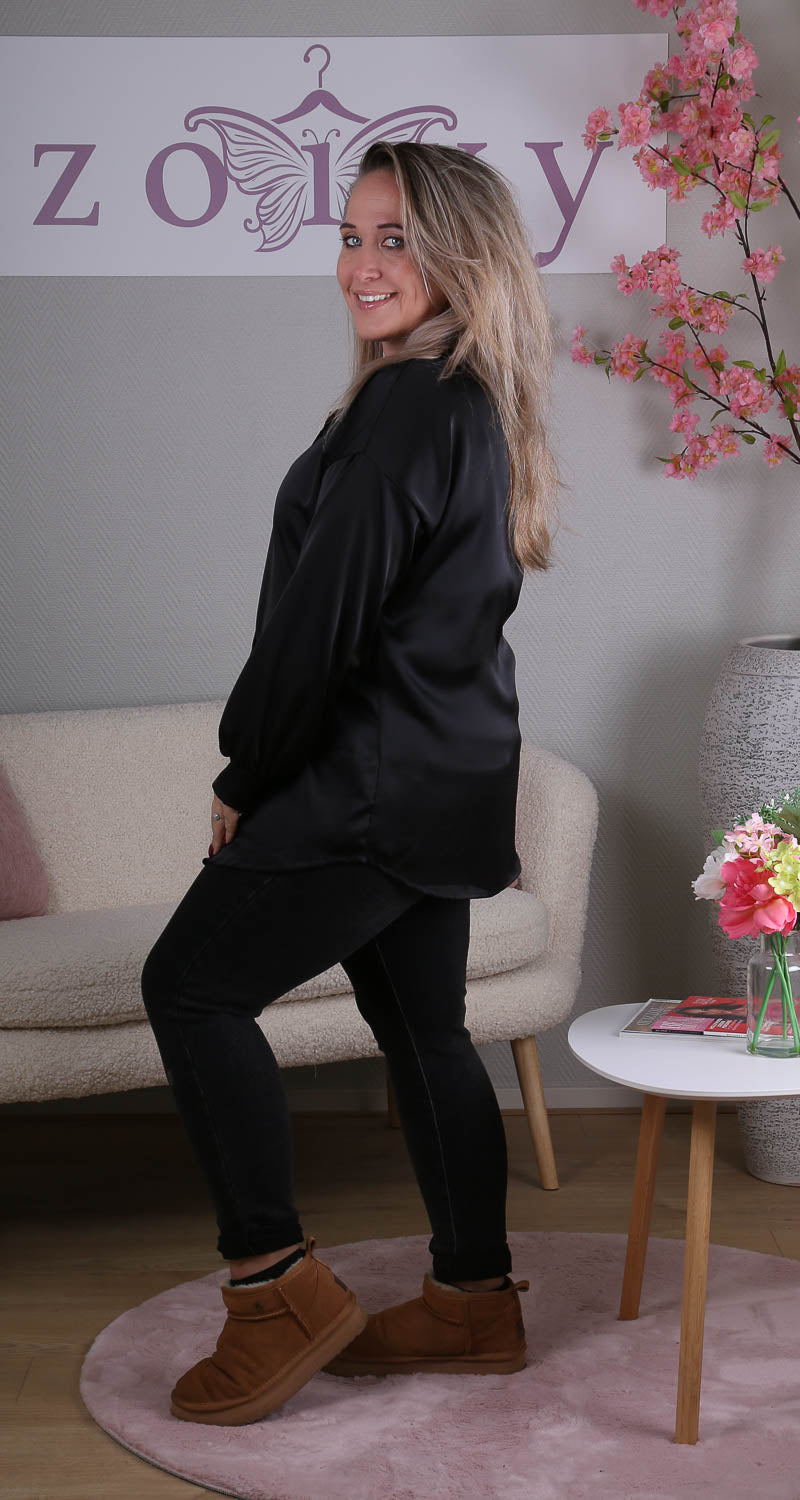 Zwarte Blouse Aniek