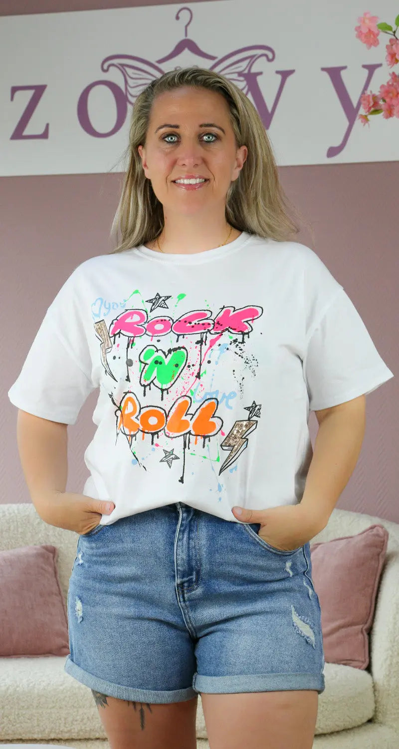 T-shirt Rock en Roll - Zoivy