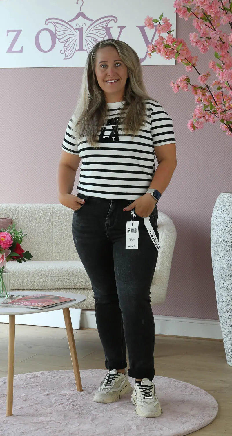 Jeans Yara Zwart - Zoivy