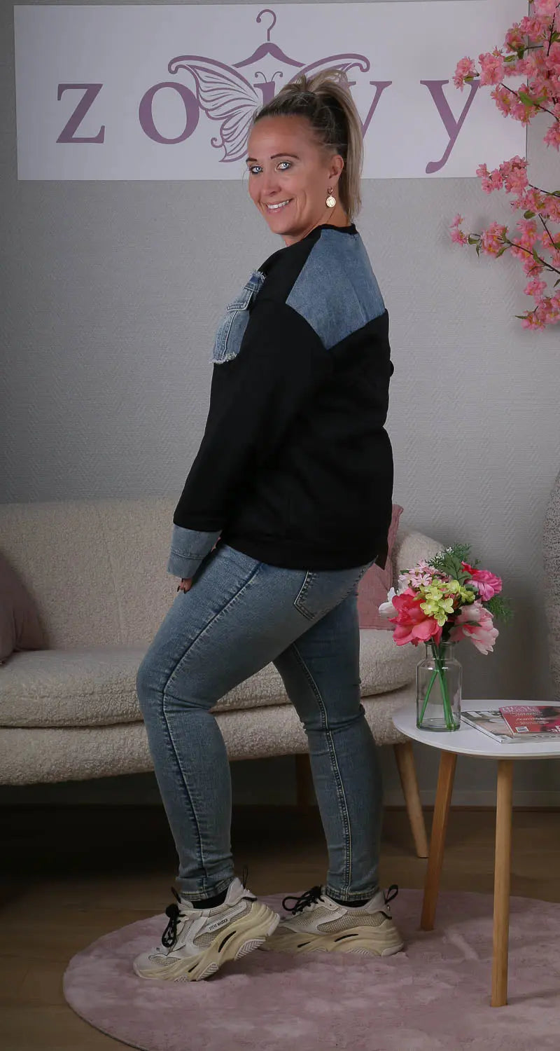 Sweater Kiki Zwart - Zoivy