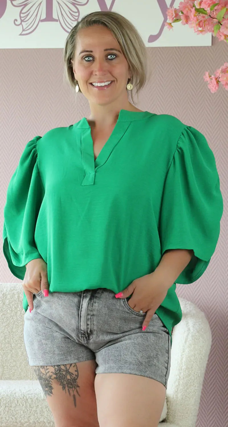 Top Charm Groen - Zoivy