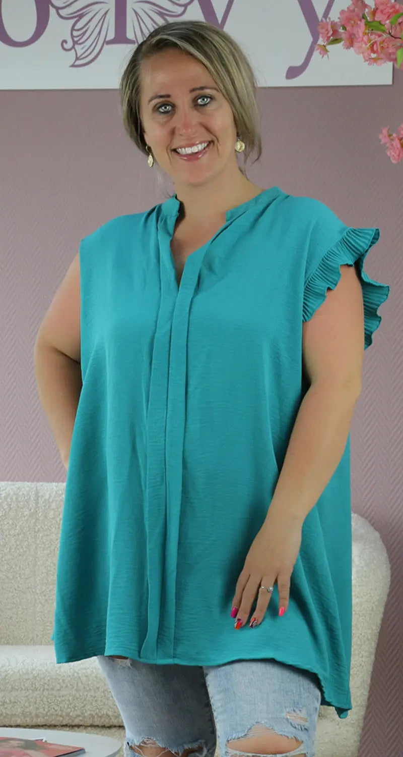 Top Libelle Turquoise - Zoivy